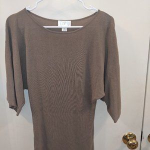 Anne Taylor blouse toupe color xs